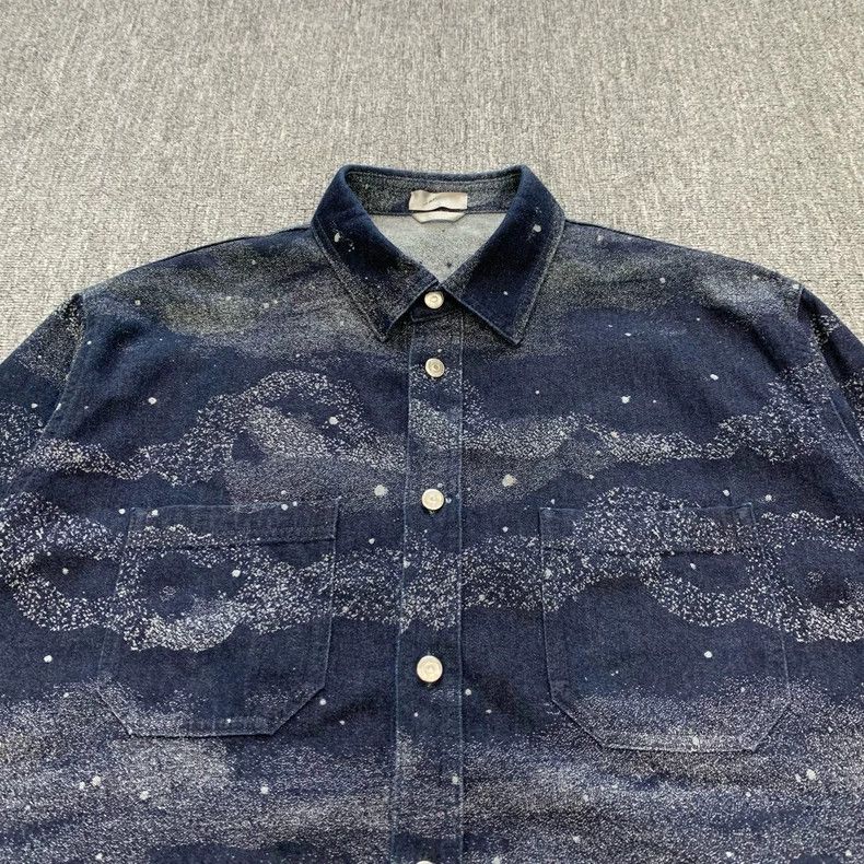 Dior Dior Starry Ink Denim Shirt Jacket Size US XL / EU 56 / 4 - 3 Thumbnail