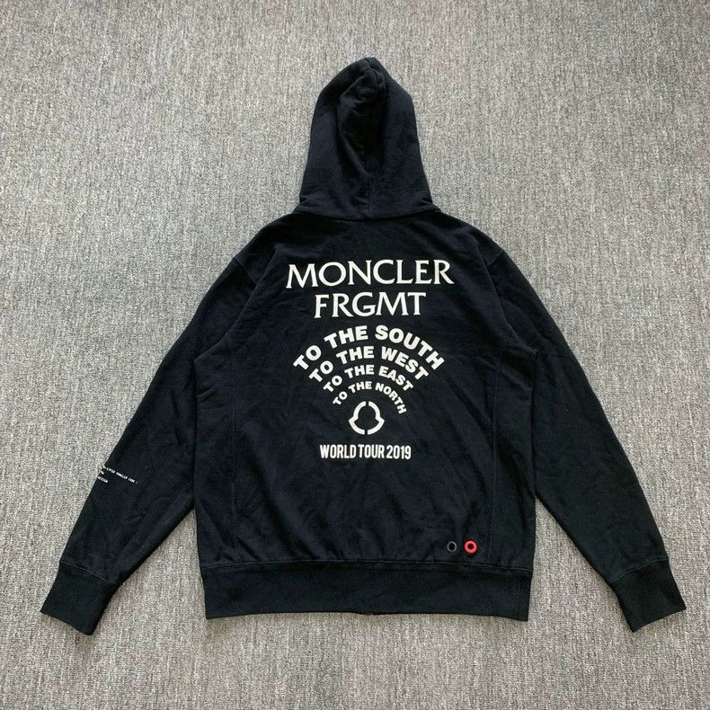 Moncler Moncler Fragment Design Zip Hoodie Size US XXL / EU 58 / 5 - 2 Thumbnail