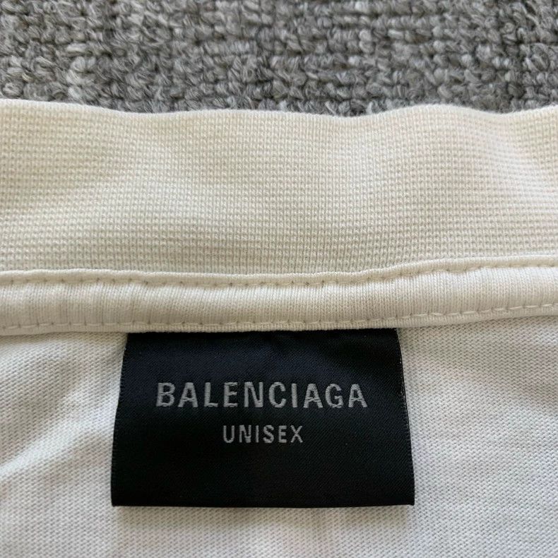 Balenciaga Balenciaga Mirror Logo Short Sleeve T-shirt Size US XL / EU 56 / 4 - 5 Thumbnail