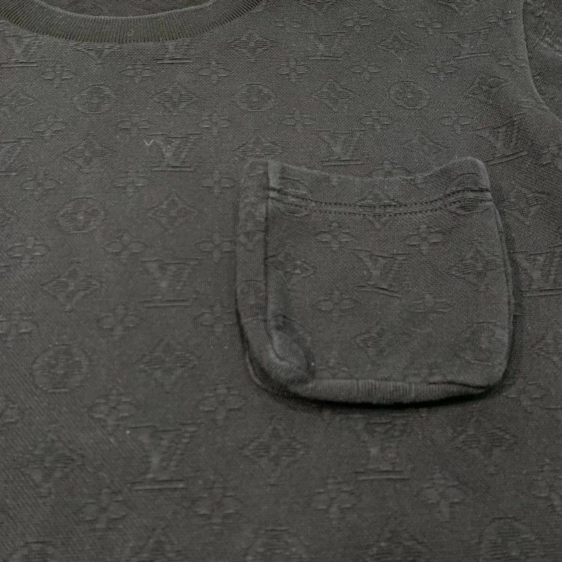 Louis Vuitton Louis Vuitton Black Monogram Pocket T-Shirt Size US M / EU 48-50 / 2 - 7 Thumbnail