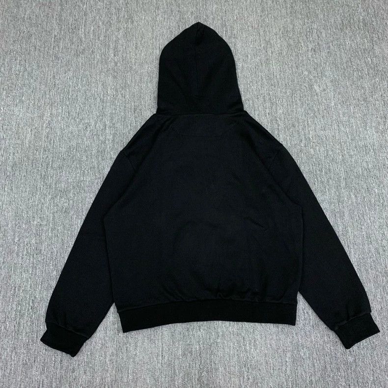Prada Prada Black Triangle Logo Hoodie Sweatshirt Size US XL / EU 56 / 4 - 2 Thumbnail