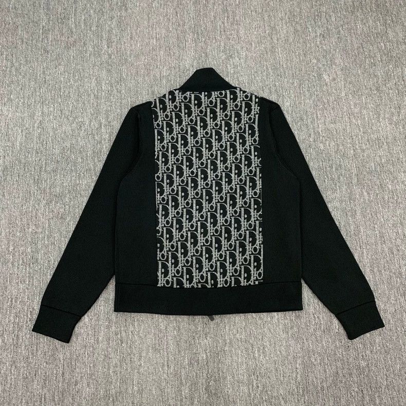 Dior Dior Black Monogram Knit Jacket Size US XXL / EU 58 / 5 - 2 Thumbnail