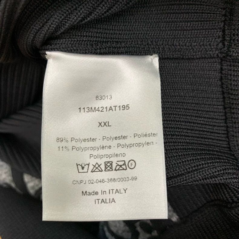 Dior Dior Black Monogram Knit Jacket Size US XXL / EU 58 / 5 - 6 Thumbnail