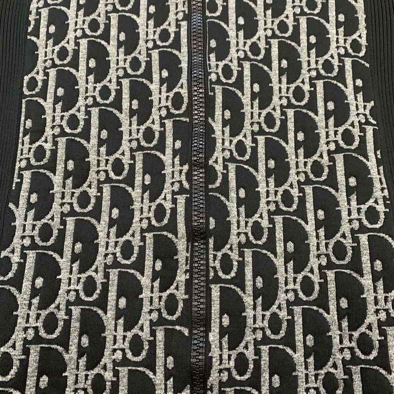 Dior Dior Black Monogram Knit Jacket Size US XXL / EU 58 / 5 - 8 Thumbnail