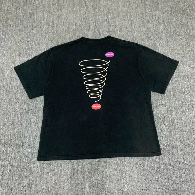 Balenciaga Balenciaga Black Spiral Short-Sleeve T-shirt Size US M / EU 48-50 / 2 - 2 Thumbnail