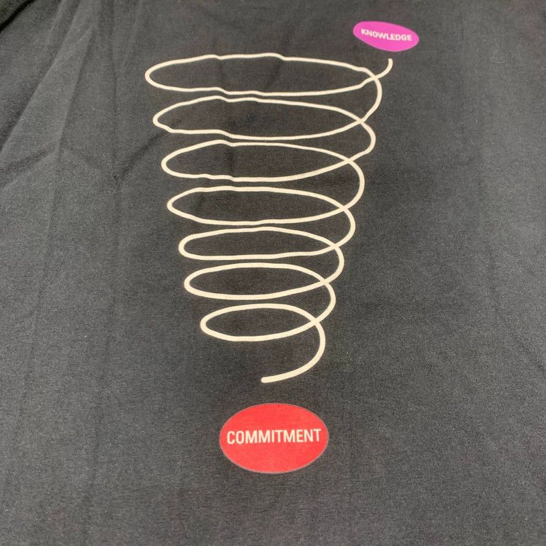 Balenciaga Balenciaga Black Spiral Short-Sleeve T-shirt Size US M / EU 48-50 / 2 - 8 Thumbnail