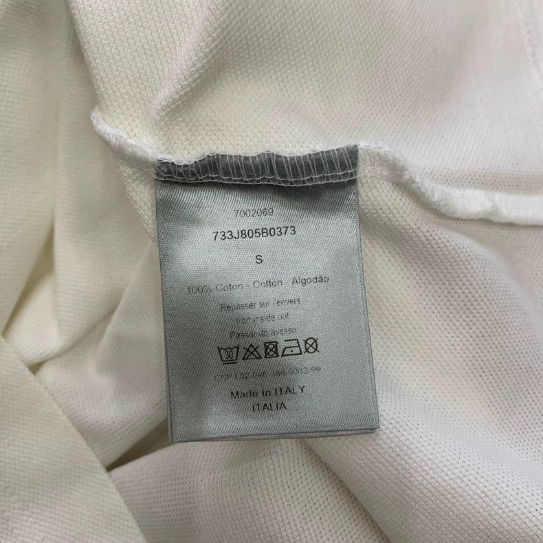 Dior Dior White Bee Embroidery Short Sleeve Polo Size US S / EU 44-46 / 1 - 6 Thumbnail