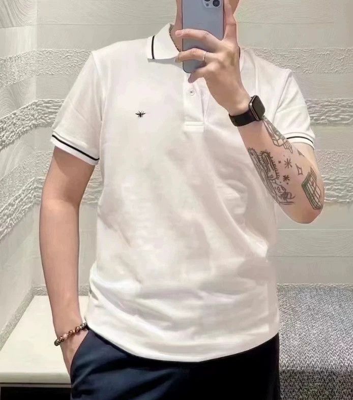 Dior Dior White Bee Embroidery Short Sleeve Polo Size US S / EU 44-46 / 1 - 3 Thumbnail
