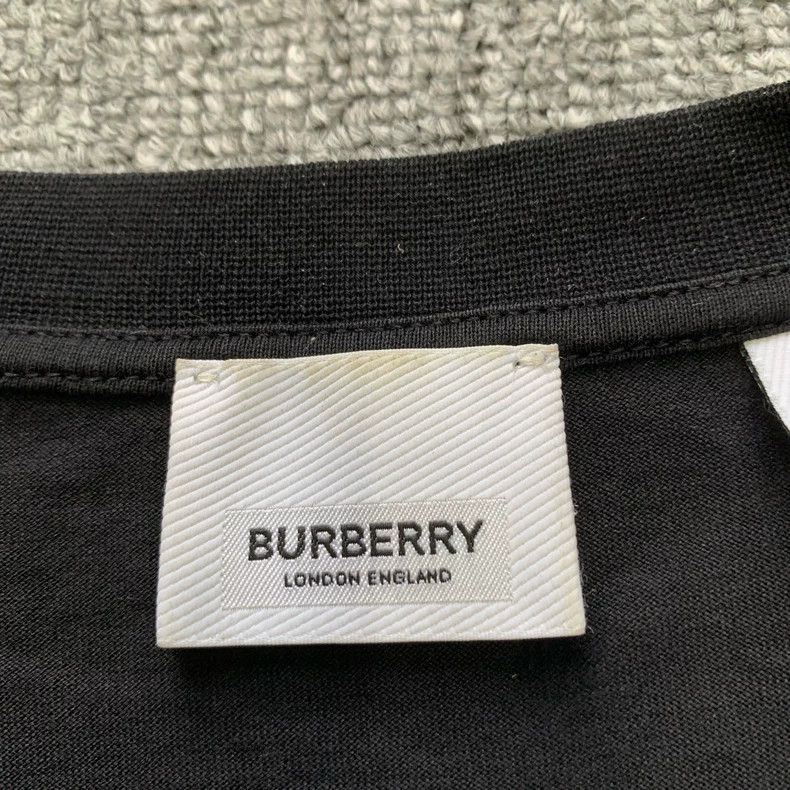 Burberry Burberry Black Chest Logo Short Sleeve Size US L / EU 52-54 / 3 - 5 Thumbnail