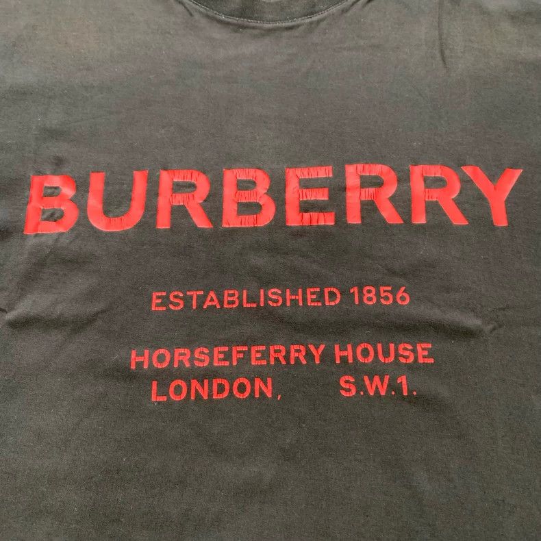Burberry Burberry Black Chest Logo Short Sleeve Size US L / EU 52-54 / 3 - 7 Thumbnail