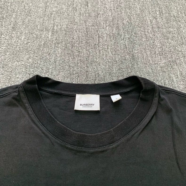 Burberry Burberry Black Chest Logo Short Sleeve Size US L / EU 52-54 / 3 - 8 Thumbnail