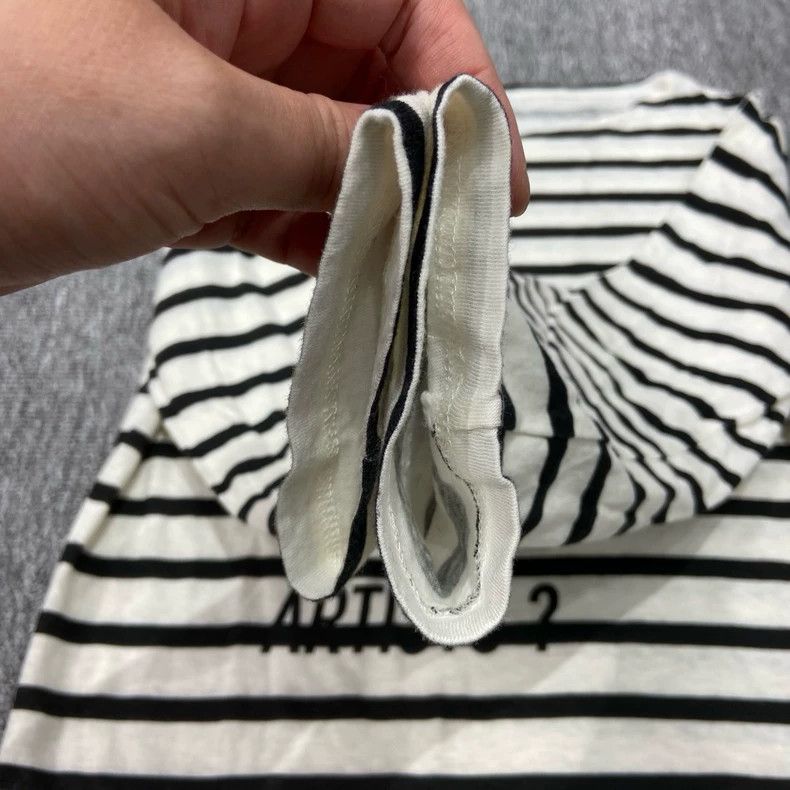 Dior Dior Black White Stripe Long Sleeve Top Size US XS / EU 42 / 0 - 8 Thumbnail