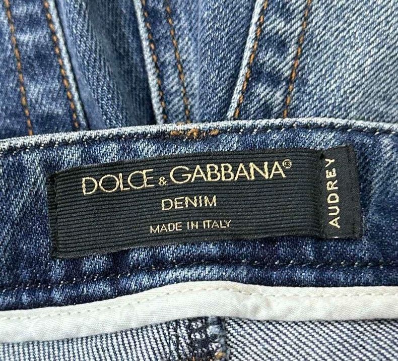 Dolce & Gabbana Dolce & Gabbana Heart Embroidery Jeans Size US 36 / EU 52 - 4 Thumbnail