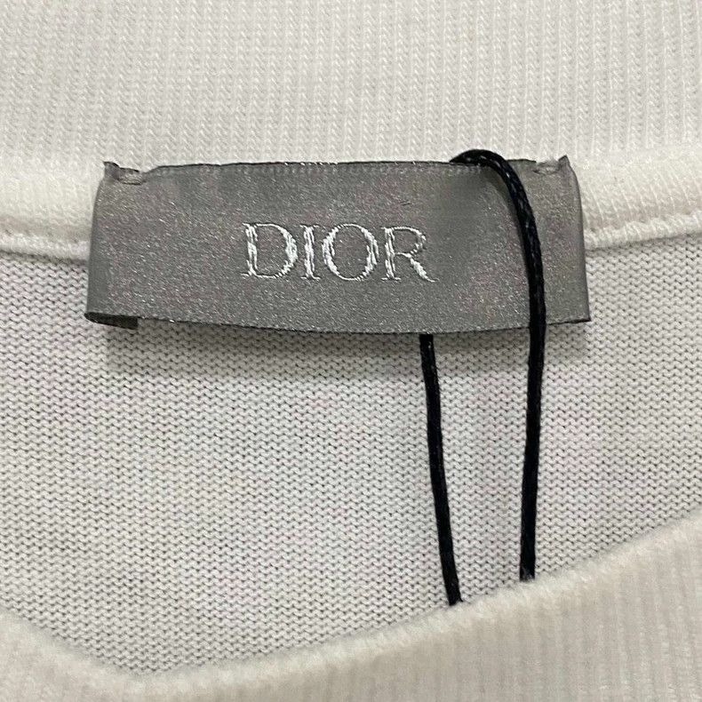 Dior Dior White Saddle Bag Logo T-Shirt Size US M / EU 48-50 / 2 - 5 Thumbnail