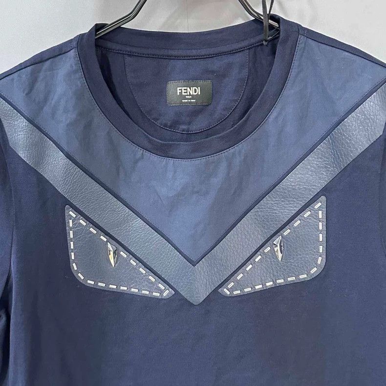 Fendi Fendi Monster Eye Patch Short Sleeve Tee Size US L / EU 52-54 / 3 - 2 Thumbnail