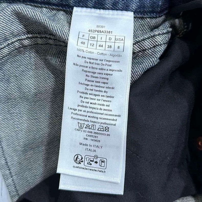 Dior Dior 25 New Monogram Straight Jeans Size US 34 / EU 50 - 7 Thumbnail