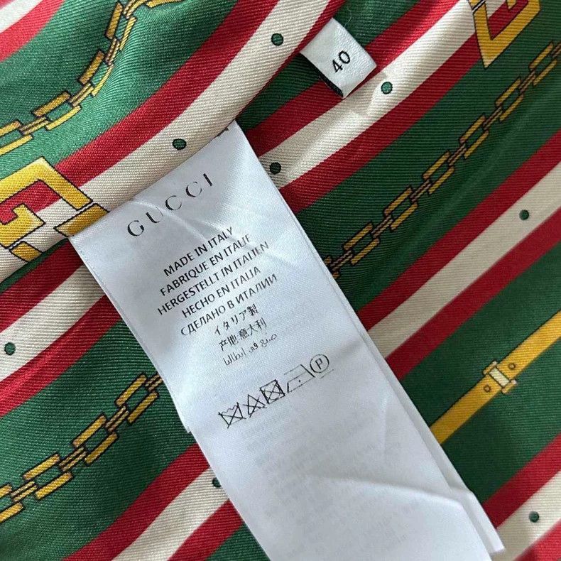 Gucci Gucci College Style Silk Pattern Blazer Size US M / EU 48-50 / 2 - 7 Thumbnail