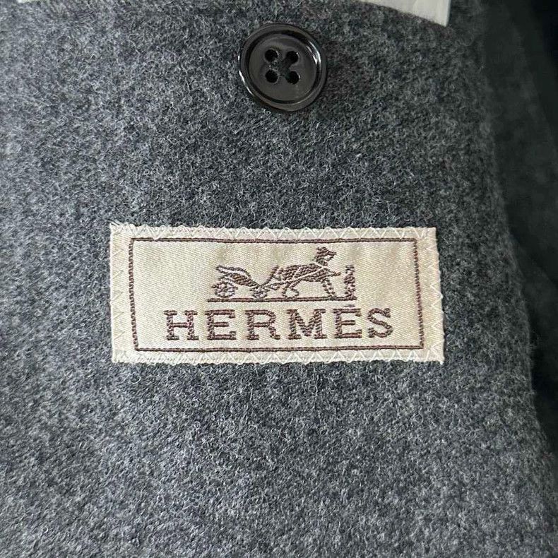 Hermes Hermes Pure Wool Lapel Suit Jacket Size US L / EU 52-54 / 3 - 4 Thumbnail