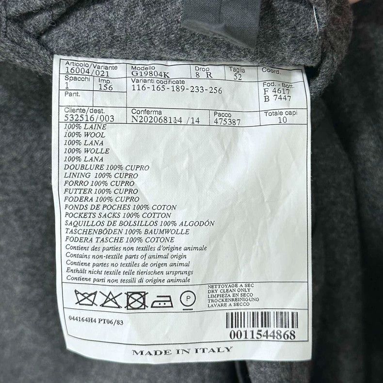 Hermes Hermes Pure Wool Lapel Suit Jacket Size US L / EU 52-54 / 3 - 5 Thumbnail