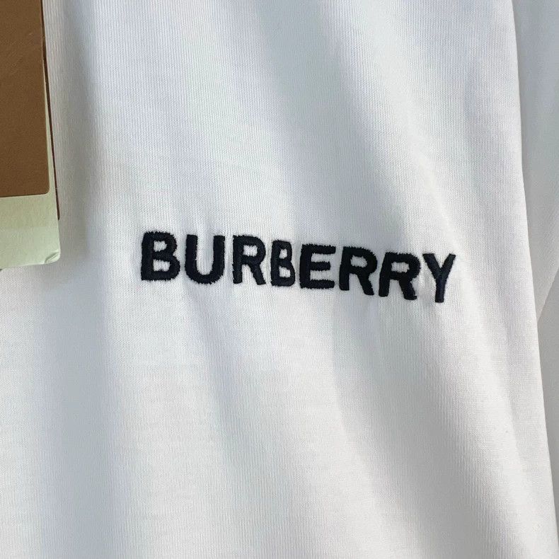 Burberry Burberry Check Collar Embroidered Logo T-shirt Size US XL / EU 56 / 4 - 3 Thumbnail