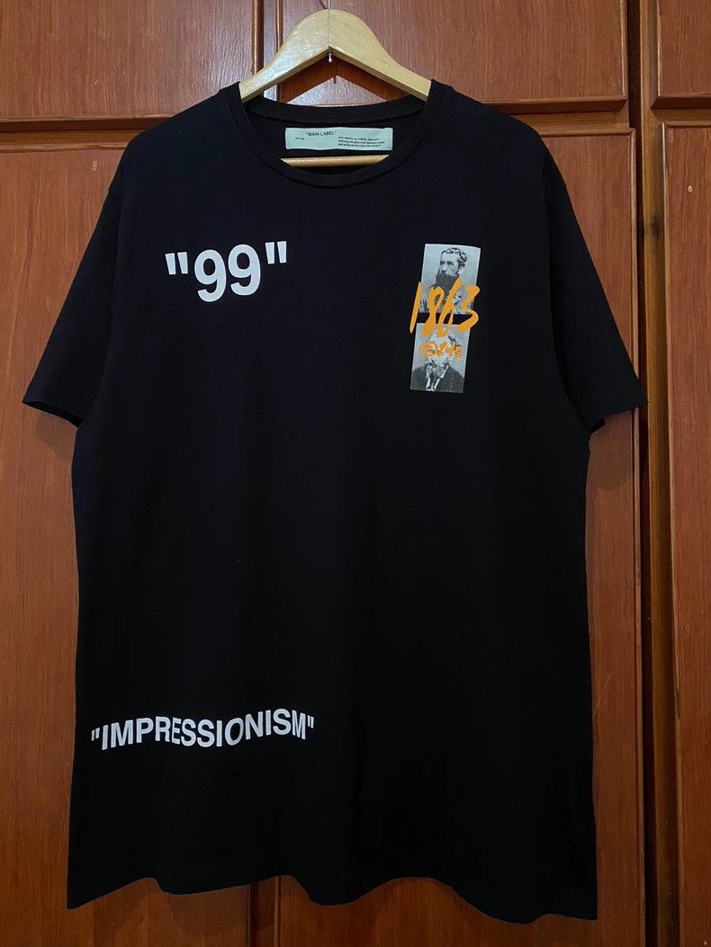 Off-White Off-White Monet Painting Short Sleeve T-Shirt Size US M / EU 48-50 / 2 - 2 Thumbnail