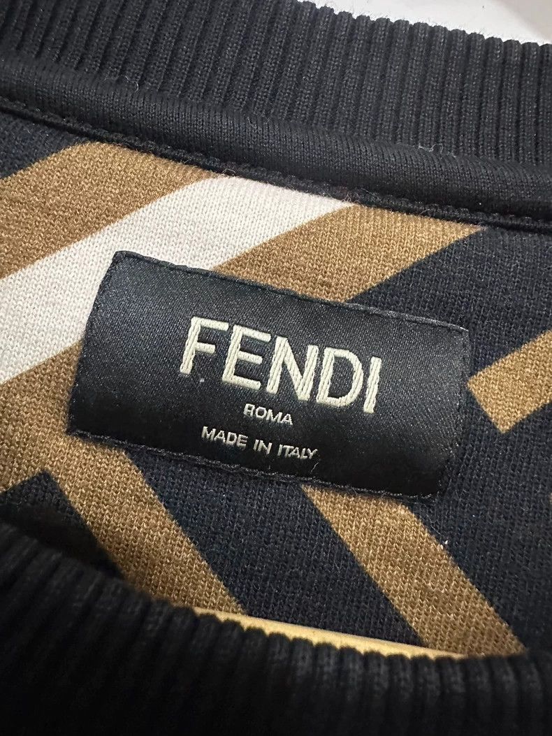 Fendi Fendi FF Logo Print Sweater Size US S / EU 44-46 / 1 - 3 Thumbnail