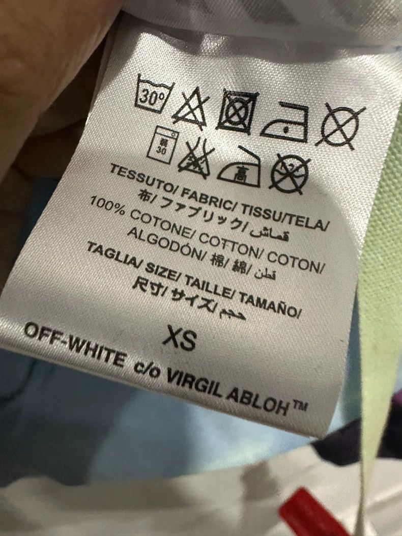 Off-White Off-White Tie-Dye Knit Hoodie Size US XS / EU 42 / 0 - 3 Thumbnail