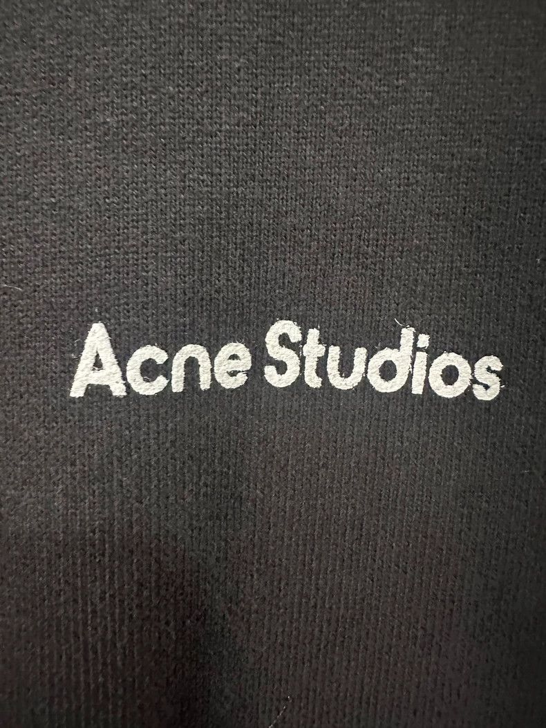 Acne Studios Acne Studios Distressed Black Sweatshirt Size US S / EU 44-46 / 1 - 3 Thumbnail