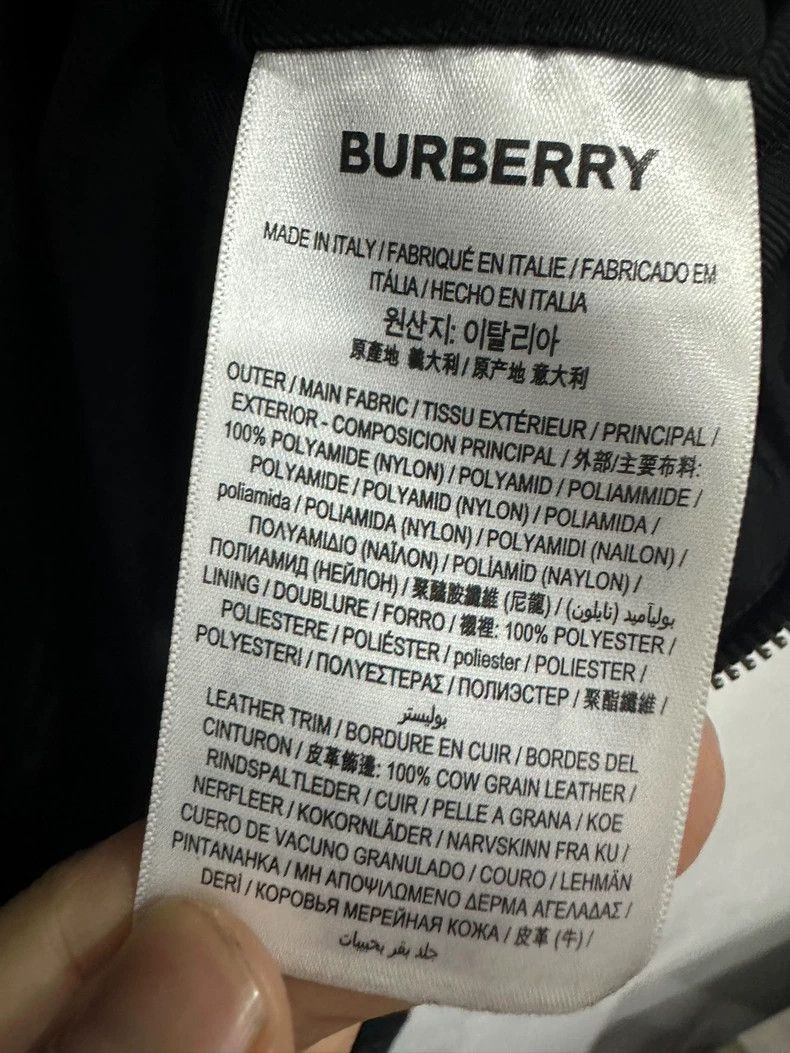 Burberry Burberry Letter Logo Black Jacket Size US L / EU 52-54 / 3 - 4 Thumbnail