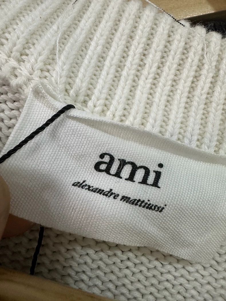 AMI AMI Paris Red Heart Logo Sweater Size US M / EU 48-50 / 2 - 3 Thumbnail