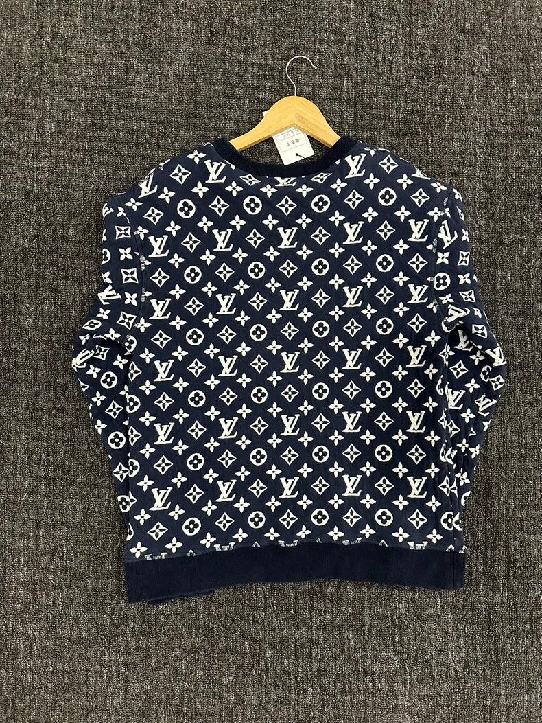 Louis Vuitton Louis Vuitton Monogram Space Cotton Sweatshirt Size US M / EU 48-50 / 2 - 2 Thumbnail