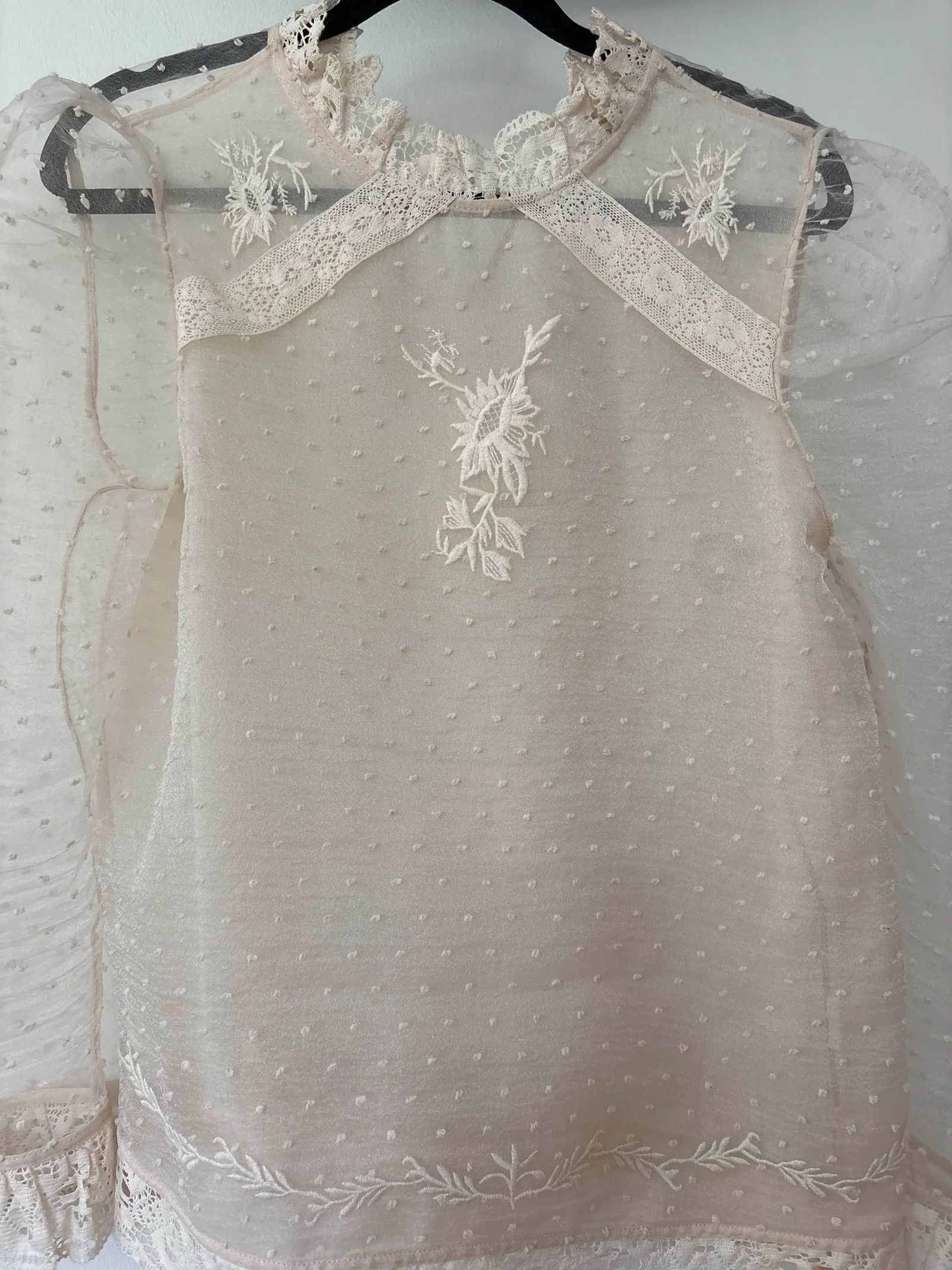 Zara Zara Blouse Size S / US 4 / IT 40 - 3 Thumbnail
