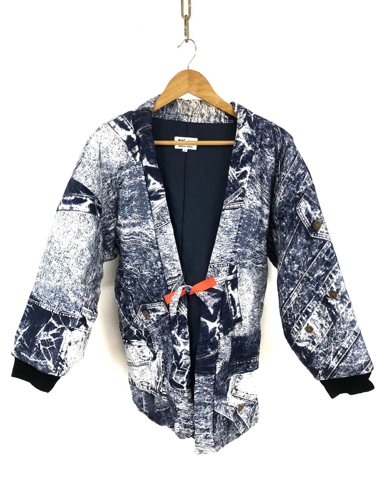 Japanese Brand Kimono Full Print Jeans Design