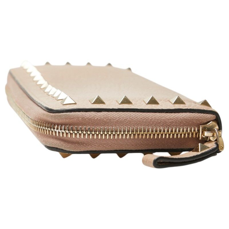Valentino Valentino Valentino Rockstuds Leather Long Wallet Leather Long Wallet DUTY FREE for USA Size ONE SIZE - 4 Thumbnail