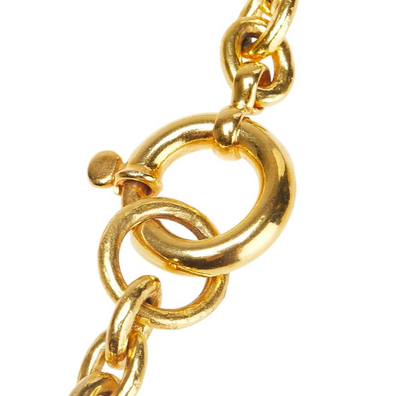 Chanel Chanel Chanel Coco Mark Round Circle Necklace Metal Necklace Size ONE SIZE - 5 Thumbnail
