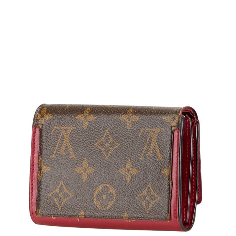 Louis Vuitton Louis Vuitton Louis Vuitton Portefeuille Flore Compact Monogram Wallet Canvas Short Wallet M64588 DUTY FREE for USA Size ONE SIZE - 2 Thumbnail
