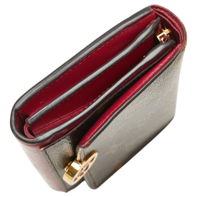 Louis Vuitton Louis Vuitton Louis Vuitton Portefeuille Flore Compact Monogram Wallet Canvas Short Wallet M64588 DUTY FREE for USA Size ONE SIZE - 5 Thumbnail