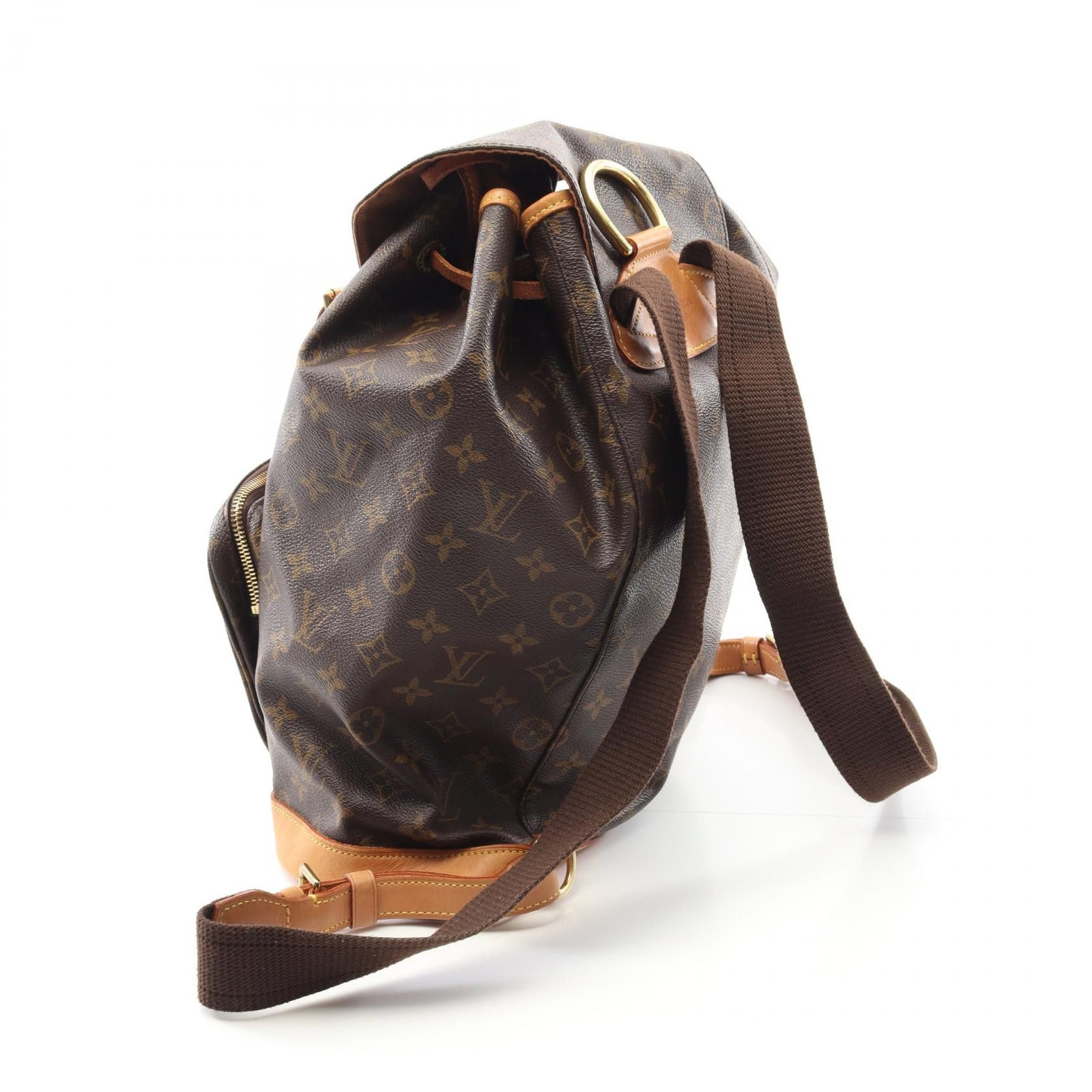 Louis Vuitton Louis Vuitton Louis Vuitton Monogram Coated Canvas Backpack Canvas Backpack M51135 Size ONE SIZE - 2 Thumbnail