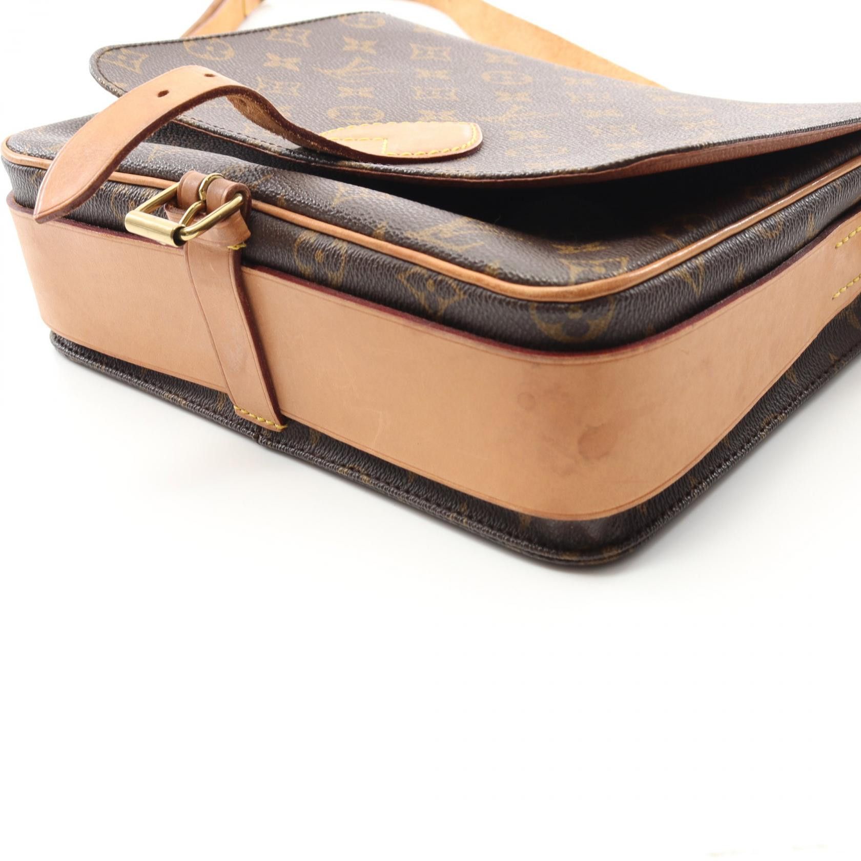 Louis Vuitton Louis Vuitton Cartouchiere GM Monogram Shoulder Bag Canvas Shoulder Bag M51252