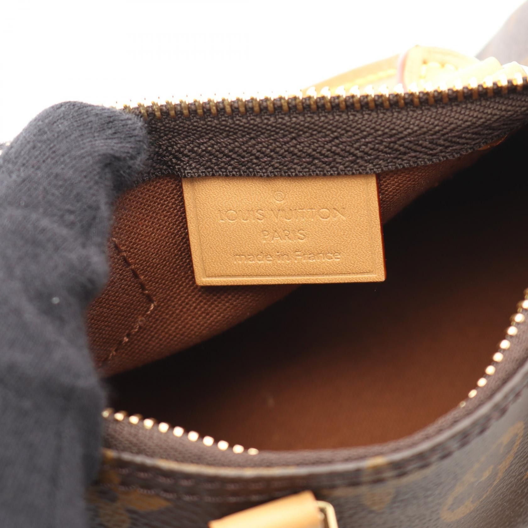 Louis Vuitton Louis Vuitton Louis Vuitton Nano Speedy Monogram Handbag Canvas Handbag M81085 Size ONE SIZE - 4 Thumbnail