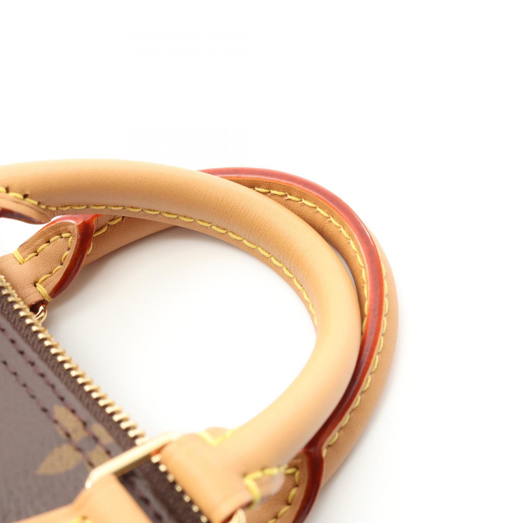 Louis Vuitton Louis Vuitton Louis Vuitton Nano Speedy Monogram Handbag Canvas Handbag M81085 Size ONE SIZE - 7 Thumbnail