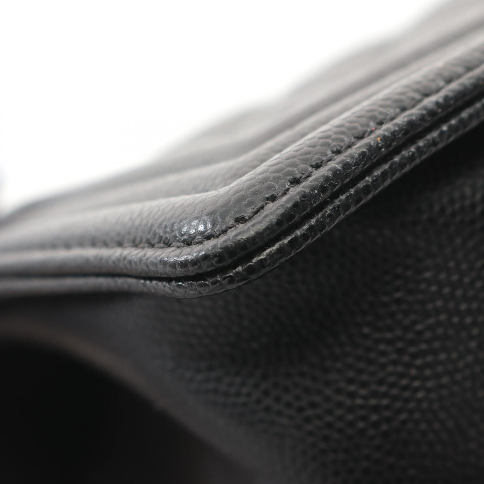 Chanel Chanel Chanel Boy Chanel Grained Calfskin Shoulder Bag Leather Shoulder Bag A67085 Size ONE SIZE - 6 Thumbnail