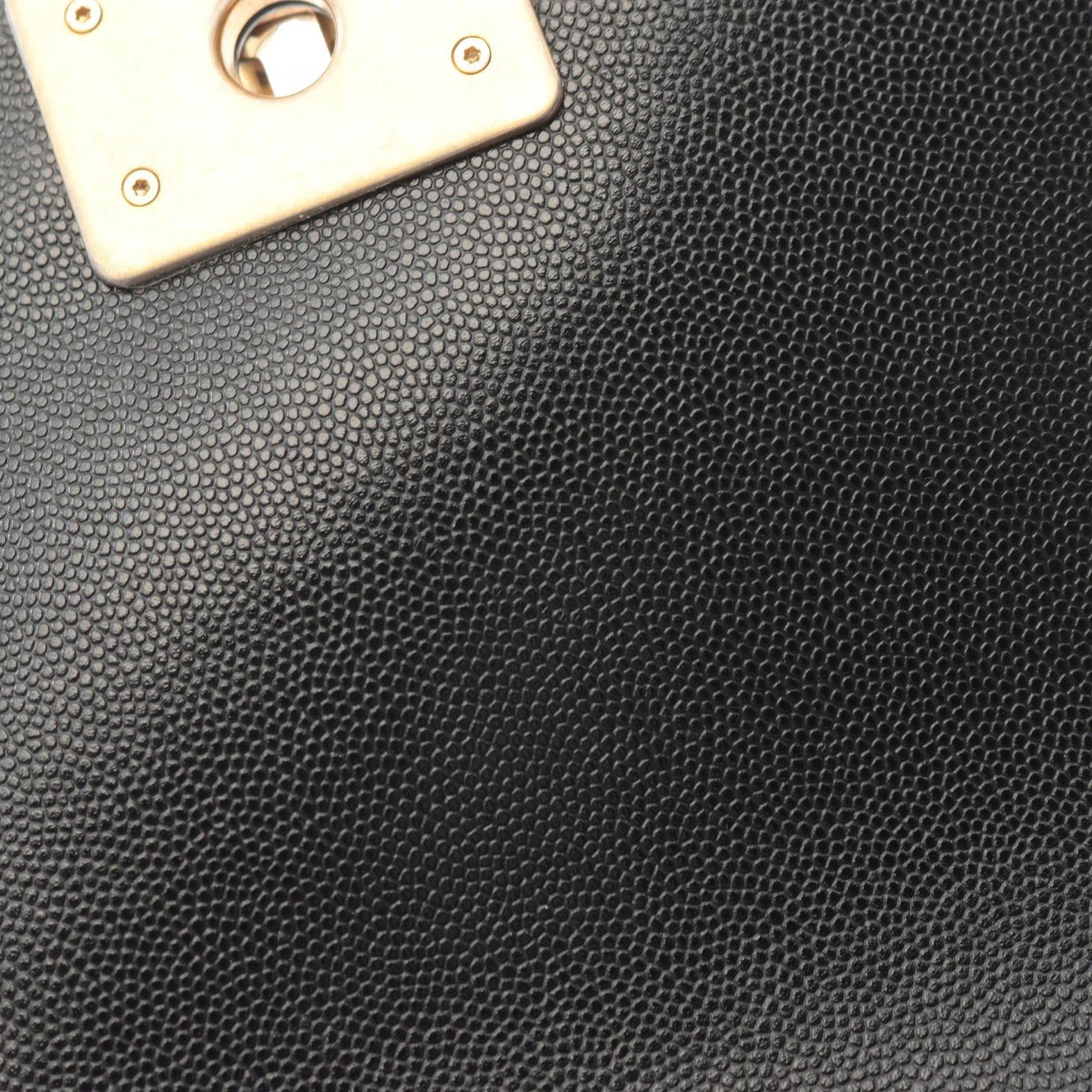 Chanel Chanel Chanel Boy Chanel Grained Calfskin Shoulder Bag Leather Shoulder Bag A67085 Size ONE SIZE - 7 Thumbnail