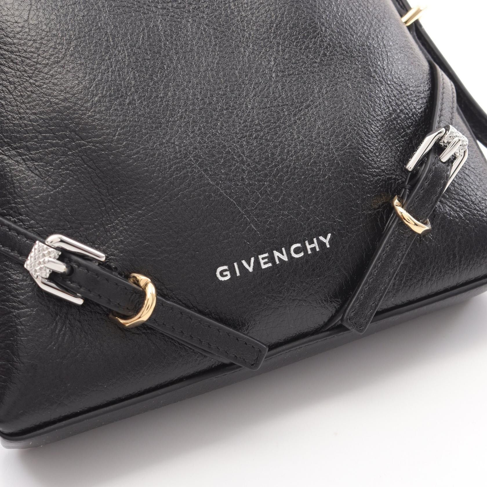 Givenchy Givenchy Givenchy Voyou Nano Calfskin Handbag Leather Handbag BB60NHB1Q7001 Size ONE SIZE - 5 Thumbnail