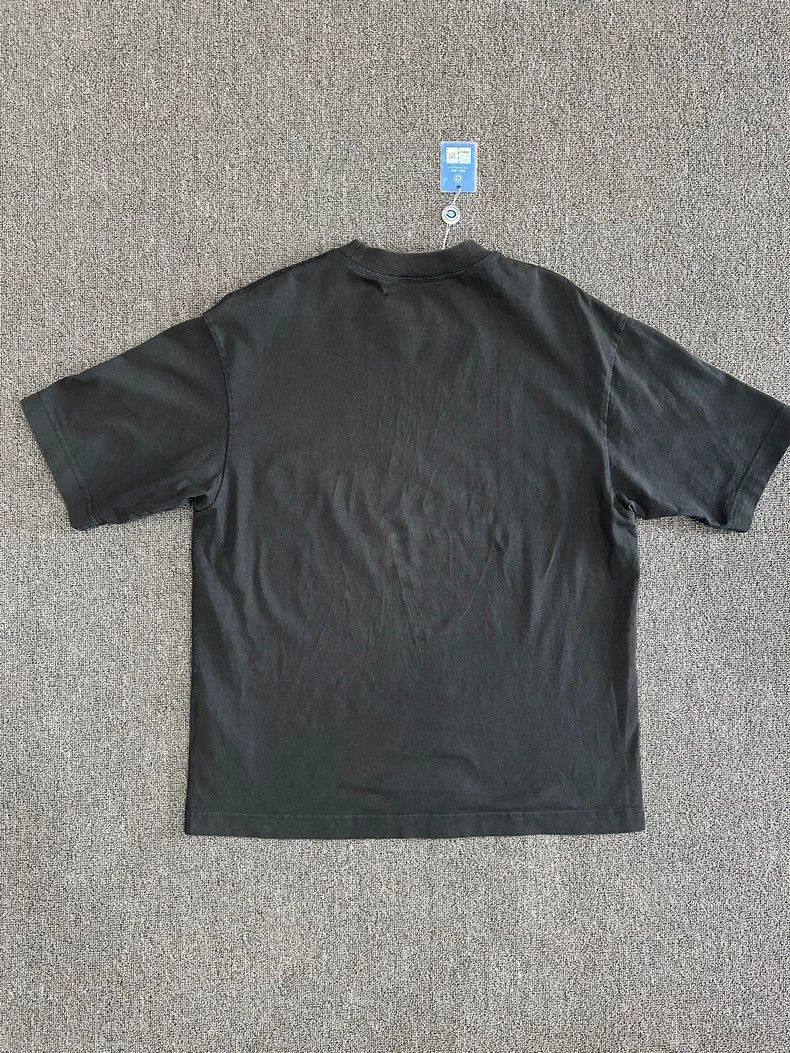 Acne Studios Acne Studios Black Distressed Letter Short Sleeve Size US XS / EU 42 / 0 - 2 Thumbnail