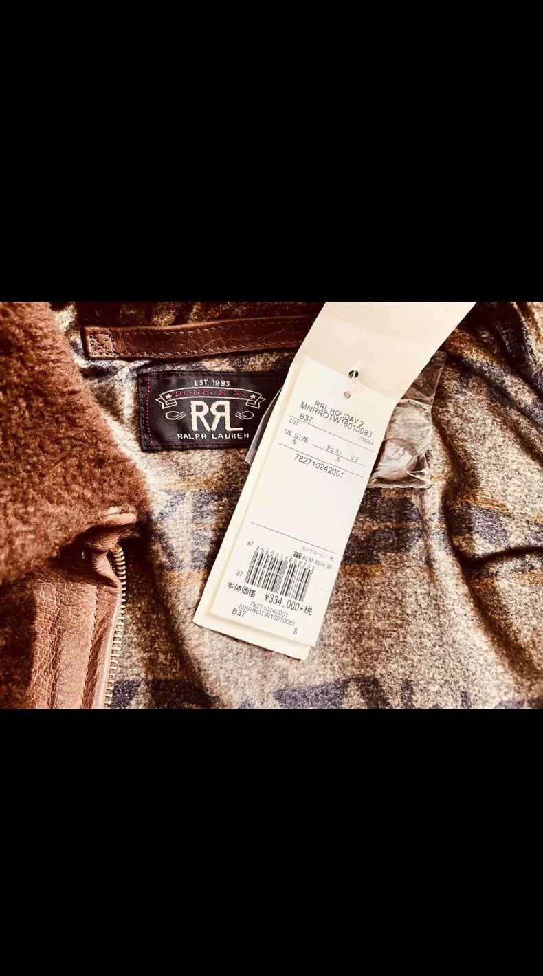 RRL Ralph Lauren RRL 2018 Brown Bear Leather Jacket Size US S / EU 44-46 / 1 - 5 Thumbnail