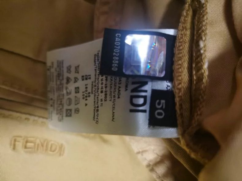 Fendi Fendi Beige Casual Pants Size 50 Size US 34 / EU 50 - 7 Thumbnail