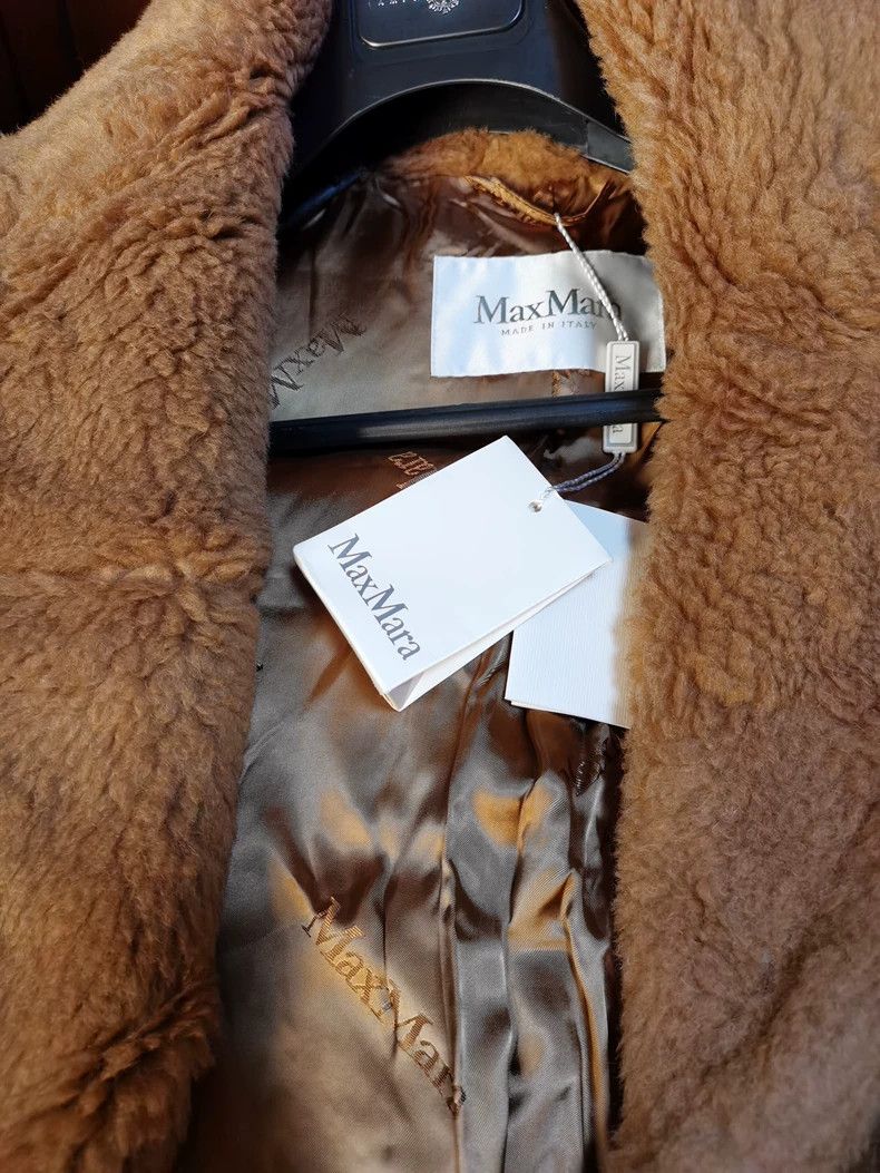Max Mara MaxMara Short Teddi Camel Coat Size US L / EU 52-54 / 3 - 3 Thumbnail
