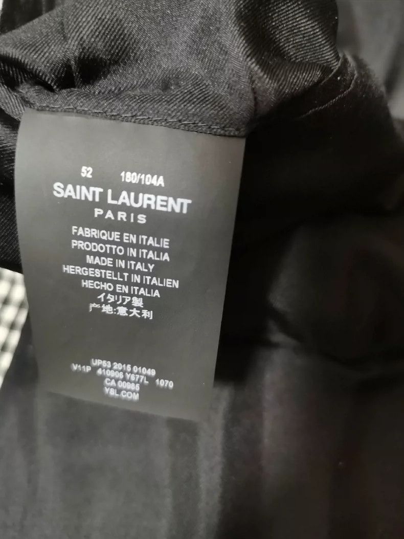 Saint Laurent Paris Saint Laurent Paris Hedi Runway Blazer Size US L / EU 52-54 / 3 - 8 Thumbnail