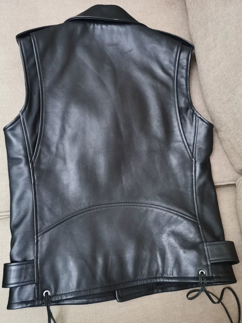 Saint Laurent Paris Saint Laurent Paris Leather Vest Jacket Size US M / EU 48-50 / 2 - 3 Thumbnail